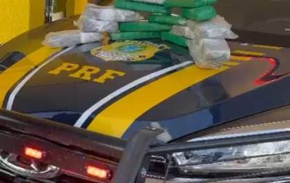 PRF apreende 10,5 kg de maconha em MS