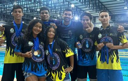 Nadadores de Araçatuba se destacam em torneio regional