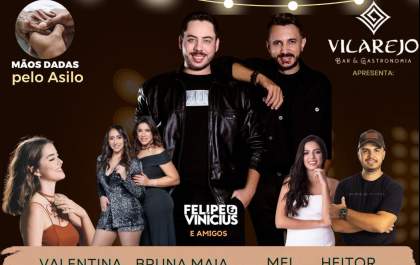 Noite Musical Solidária acontece neste sábado no Vilarejo