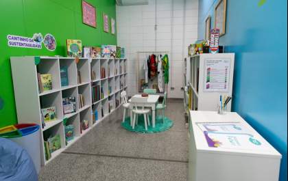 Escola municipal de Valparaíso ganha nova biblioteca