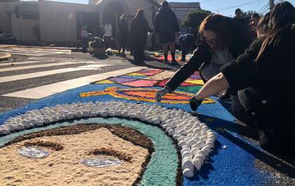 Corpus Christi terá tapete decorado e missa na Paróquia do Senhor Bom Jesus da Lapa