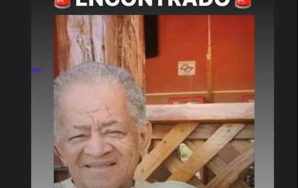 Amigo da família ajuda a encontrar idoso desaparecido
