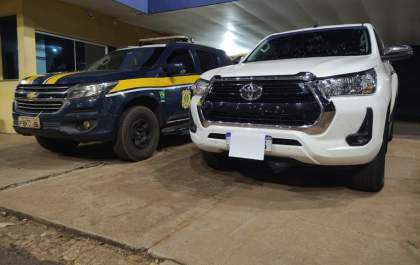 Caminhonete Furtada é Recuperada pela PRF em MS