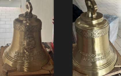 Bandidos furtam sino de igreja na zona rural de Penápolis