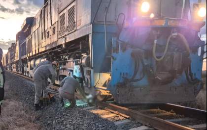 Homem morre atropelado por um trem em Chapadão do Sul