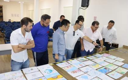Hojemais Araçatuba participa da escolha dos vencedores do 9º Concurso de Desenho da GS Inima Samar