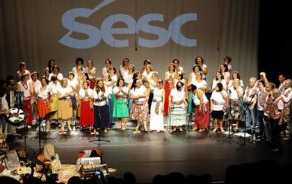 Concerto encerra curso do trabalho social do Sesc Birigui com idosos