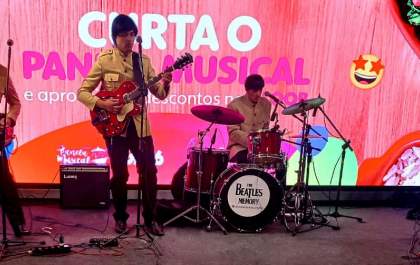 Shopping traz show com cover dos Beatles para celebrar o Dia dos Namorados