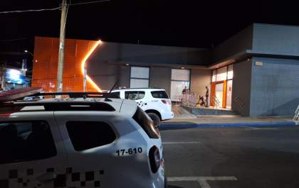Agência Bancária sofre tentativa de furto