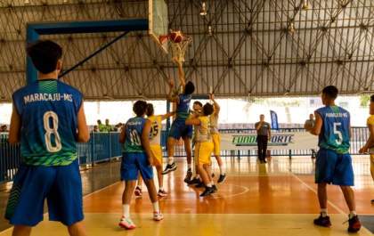 Definidos os campeões do basquete e futsal dos Jogos Escolares da Juventude de MS