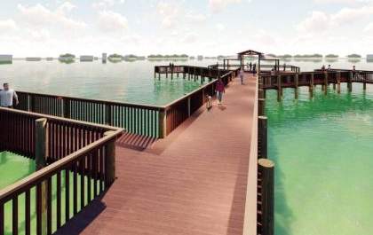 Inicia obras do Deck na Lagoa Maior