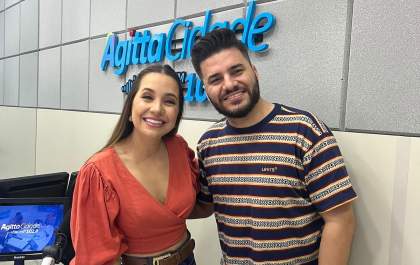 Dupla Mariana e Mateus visitam Três Lagoas com o projeto “Pé na Estrada”