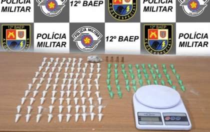 Baep prende homem com cocaína no São José