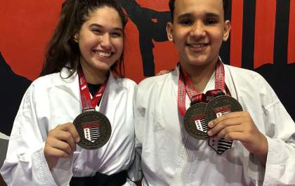 Atletas de Araçatuba conquistam medalhas de bronze em competição de karatê