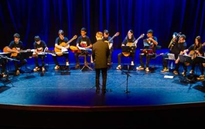 Camerata de Violões do Guri de Araçatuba faz 2 aprsesentações nesta semana