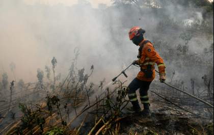 Bombeiros de Sergipe reforçam combate aos incêndios no Pantanal