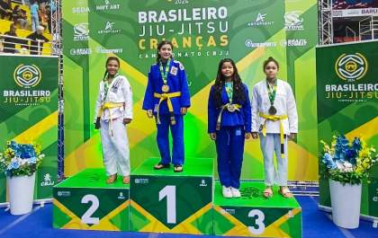 Três Lagoas brilha no Campeonato Brasileiro de Jiu-Jitsu Crianças 2024