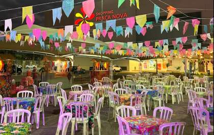 Shopping promove festa junina com barracas solidárias e shows gratuitos