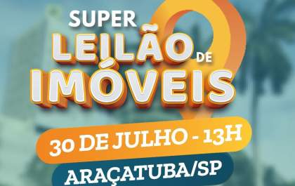 Prefeitura de Araçatuba tenta vender imóveis em novo leilão
