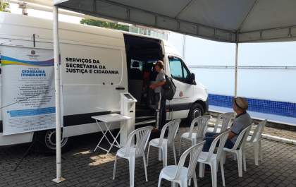 Lourdes recebe unidade móvel da Secretaria da Justiça