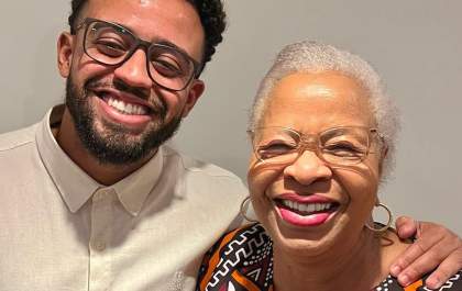 Andradinense estreita laços com viúva de Mandela