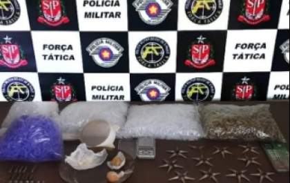 Jovem é preso pela PM com cocaína em Birigui