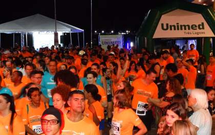 Unimed Três Lagoas realiza sou 2ª corrida no Shopping Três Lagoas