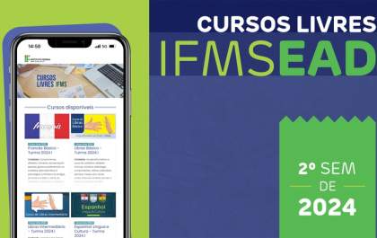 IFMS está com inscrições abertas para cursos livres e gratuitos no 2° semestre