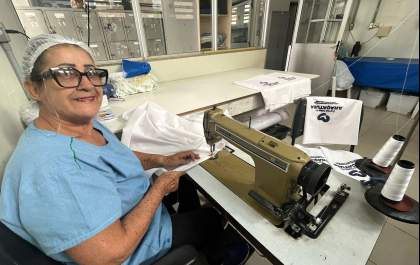Costureiras proporcionam economia para a Santa Casa de Araçatuba