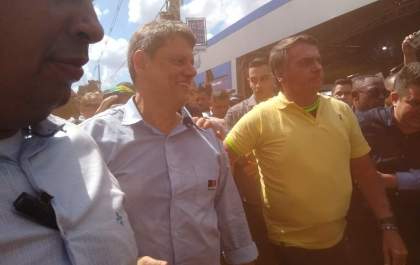 Prefeitura confirma visita de Tarcísio e Bolsonaro a Araçatuba no sábado
