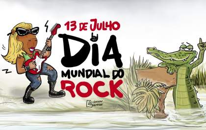 Charge: Dia do Rock!