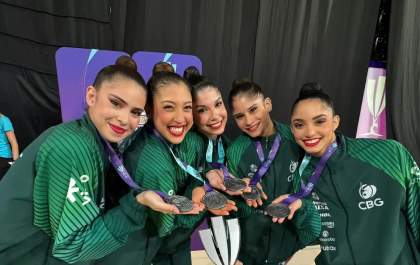 A 12 Dias da Olimpíada, Equipe Brasileira de Ginástica Rítmica Conquista Prata na Copa do Mundo