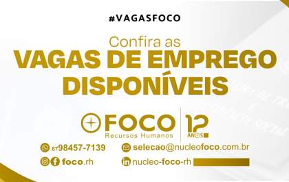 Em busca de emprego? Confira as vagas disponíveis nesta sexta-feira (19)
