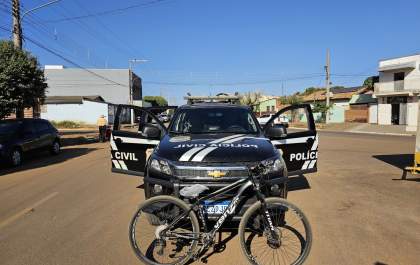 Polícia Civil prende em flagrante autor de furto de bicicleta