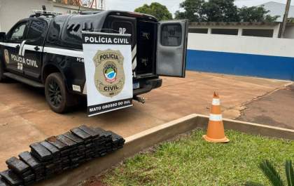 Polícias Civil e Militar capturam traficante com 43,4 kg de maconha