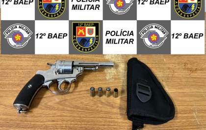 Baep prende homem com revólver no Jardim Universo