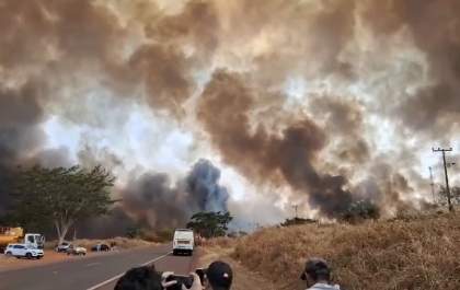 Incêndios ditam o sábado na região