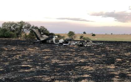 Polícia identifica possível primeira vítima de queda de avião em Birigui