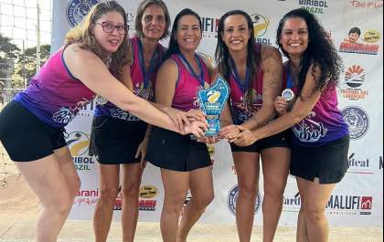 Equipe de Biribol de Araçatuba vence a Liga de Biribol em Olímpia