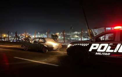 PM de Três Lagoas prende ladrão de carro durante abordagem noturna