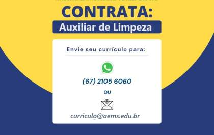 Aems contrata profissionais em diversas áreas