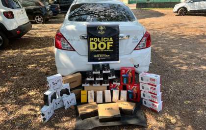 DOF intercepta comboio com quase R$ 2 milhões em materiais ilegais