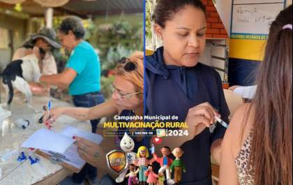Multivacinação Rural 2024 segue até o próximo sábado (24)
