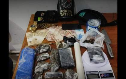Motociclista é preso com drogas após perseguição policial em Três Lagoas