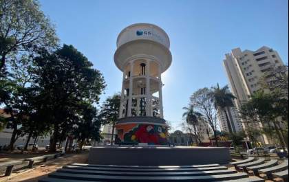 GS Inima Samar finaliza obra na caixa d'água da praça João Pessoa