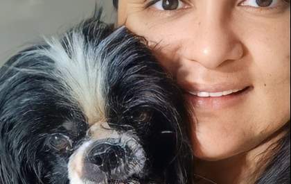 Cachorrinha Nina recupera a visão após cirurgia de catarata na Clínica Meu Pet