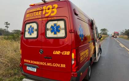 Veículos capotam na MS-276&nbsp;