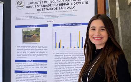 Acadêmica de Biomedicina do Unisalesiano apresenta pesquisa em evento de iniciação científica