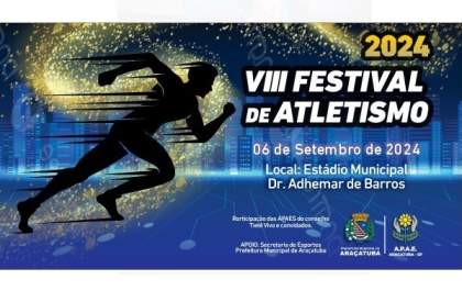 Nesta sexta tem Festival de Atletismo da Apae