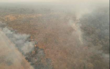 Situação de seca em MS intensifica incêndios florestais